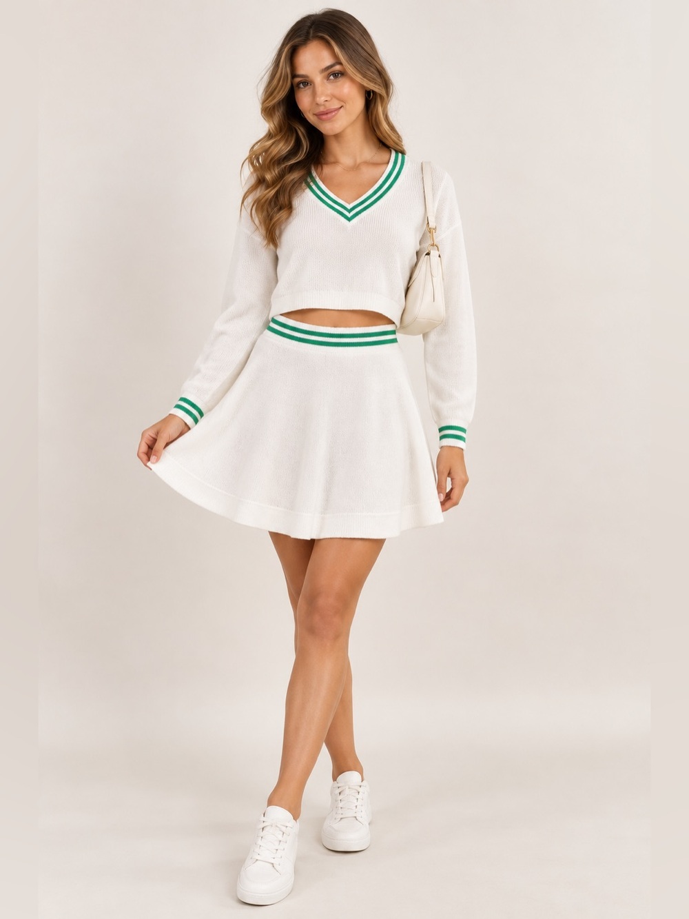 HOUSE OF HARLOW Varsity Skort Set